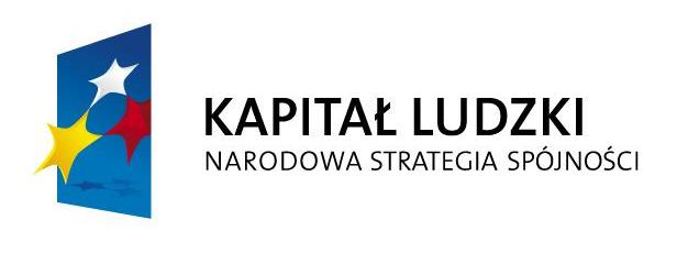 Logo Projektu Operacyjnego Kapitał Ludzki