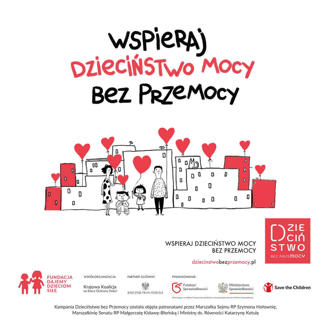 Wspieraj Dzieciństwo mocy bez przemocy Akcja